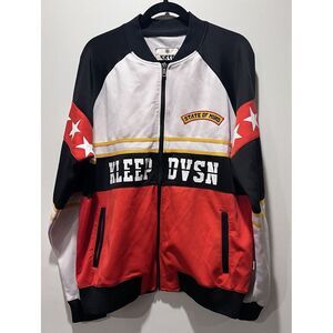 Men's Kleep DVSN‎ Track Jacket - Red/Black Size 1XL